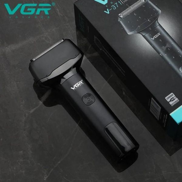 Електробритва бездротова акумуляторна для вологого та сухого гоління VGR V-371 ws48663 фото