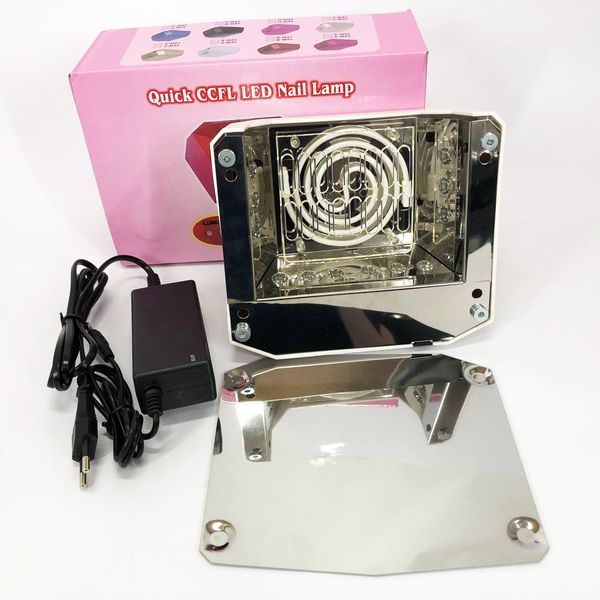 Сушарка для нігтів UV LAMP CCF+LED, Сушарка для нігтів, Портативна сушарка для нігтів. Колір: білий ws17165-1 фото