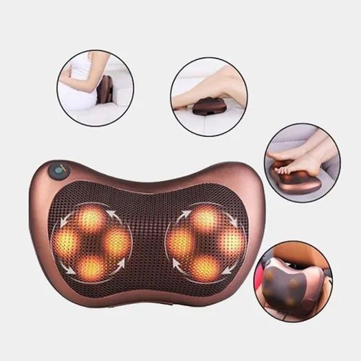 Масажна подушка Car and Home Massage Pillow, масажер для шиї автомобільний ws78472 фото