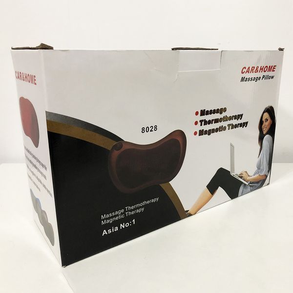 Масажна подушка Car and Home Massage Pillow, масажер для шиї автомобільний ws78472 фото