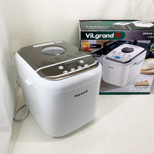 Хлібопічка ViLgrand VBM6091. Колір: білий ws64752 фото