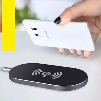 Бездротовий зарядний пристрій Awei W2, бездротове заряджання usb для iPhone для андроїд. Колір: чорний ws56917 фото