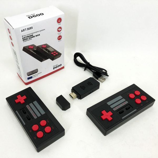 Приставка ігрова Mini Game Box D600 HDMI ігрова консоль, приставка 8 біт для дітей, приставки денді ws24859 фото