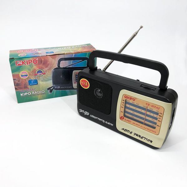 Радіоприймач KIPO KB-408 AC потужний радіо FM c usb живлення від батареї R20 або від мережі ws46967 фото