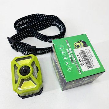 Ліхтар налобний 2323-P50+SMD+COB (white/red) ws52149 фото