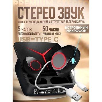 Бездротові навушники M90 Pro True Wireless Earbuds 5.3, гарні бездротові навушники Bluetooth ws47915 фото