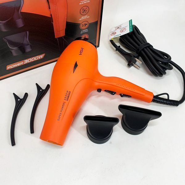 Фен VGR V-406 ORANGE 3000Вт ws51742 фото
