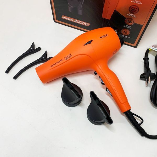 Фен VGR V-406 ORANGE 3000Вт ws51742 фото
