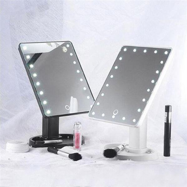 Дзеркало для макіяжу з 16 LED підсвічуванням Mirror White, Дзеркало, що світиться, для макіяжу. Колір: білий ws11962 фото