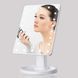 Дзеркало для макіяжу з 16 LED підсвічуванням Mirror White, Дзеркало, що світиться, для макіяжу. Колір: білий ws11962 фото 2