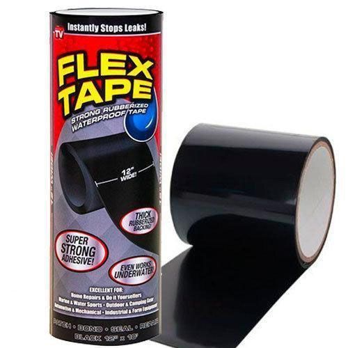 Водонепроникна ізоляційна надміцна скотч-стрічка Flex Tape 30 см ws89651-1 фото