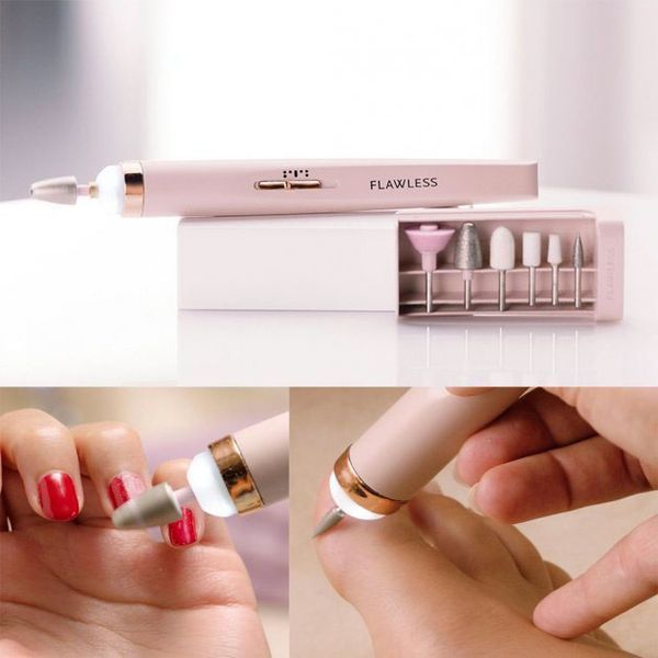 Фрезер для манікюру та педикюру Flawless Salon Nails, ручка фрезер для манікюру. Колір: рожевий ws53122 фото