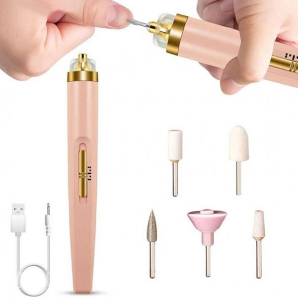 Фрезер для манікюру та педикюру Flawless Salon Nails, ручка фрезер для манікюру. Колір: рожевий ws53122 фото