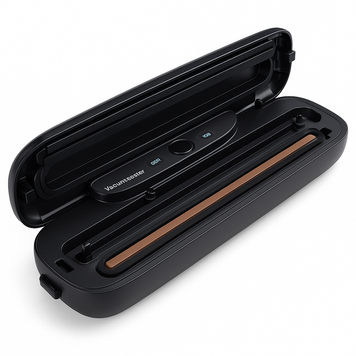 Вакуумний пакувальник автоматичний з дисплеєм Vacuum sealer NEW BLACK ws87321 фото