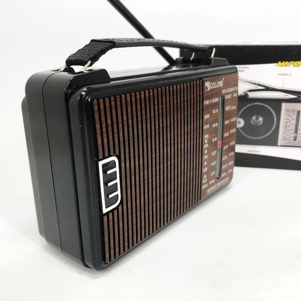 Радіоприймач GOLON RX-608 всехвильовий на батарейках + підтримка USB/microSD/MP3/WMA ws32939 фото
