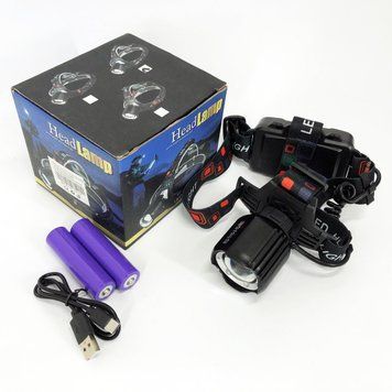 Ліхтар налобний PLD-T115-2PM10-TG (white+red), Ліхтарик на голову для роботи, Надпотужний ліхтар налобний ws45161-2 фото