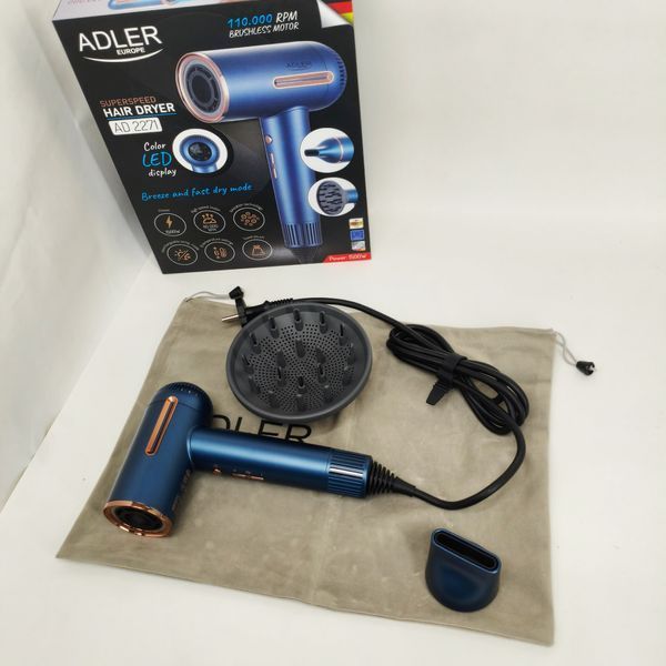 Фен Adler AD 2271 SUPERSPEED TURBO 1500Вт ws71477 фото