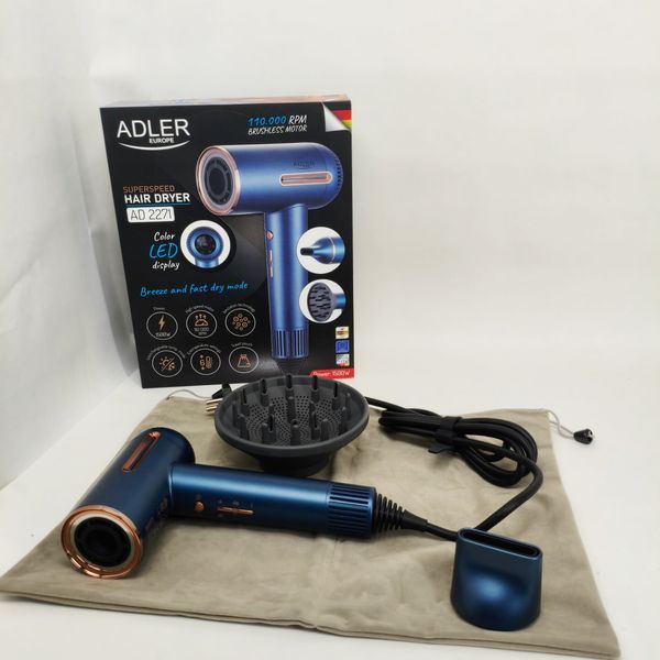 Фен Adler AD 2271 SUPERSPEED TURBO 1500Вт ws71477 фото